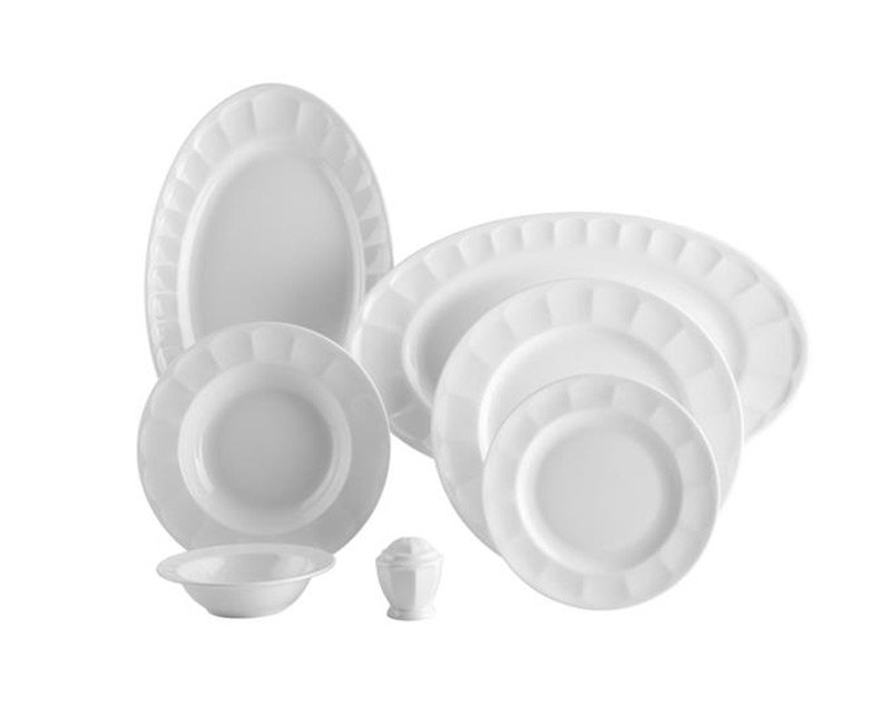 zarin porclain neo classic White 29 pcs perfect grade Catering and catering